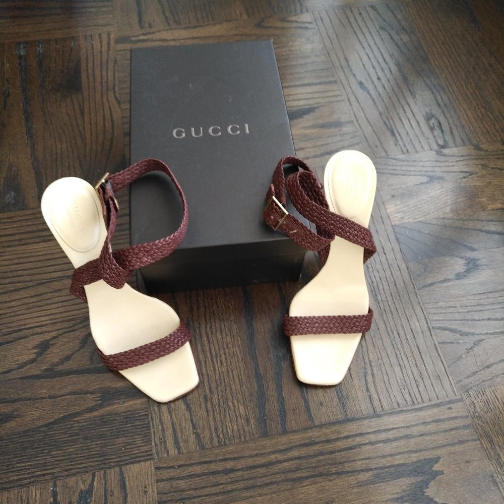 Gucci High Heel Strappy Sandals